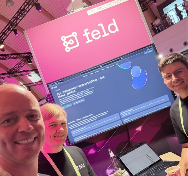 feld.ai at its booth at Hinterland of Things